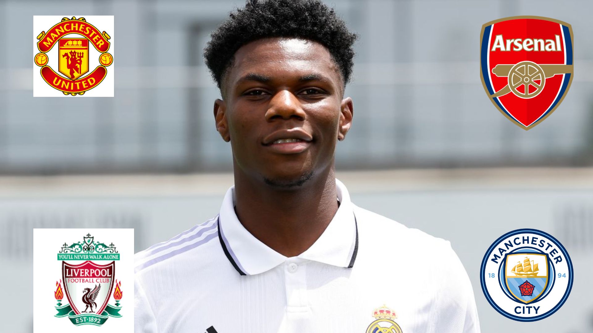 Liverpool, Man United, Man City and Arsenal eye's up as Real Madrid put Tchouameni for sale.